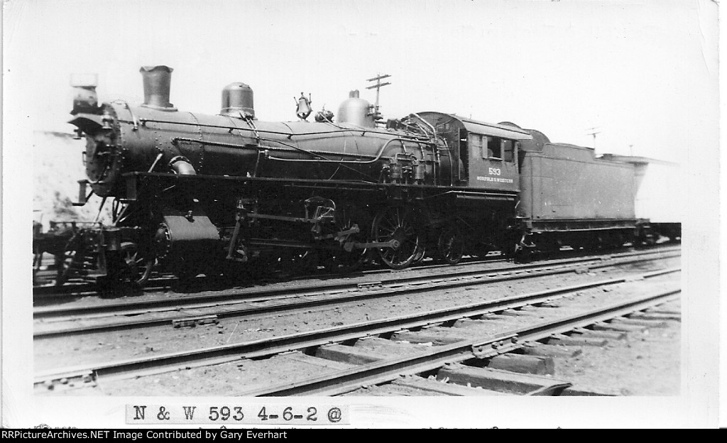 NW 4-6-2 #593, Norfolk & Western